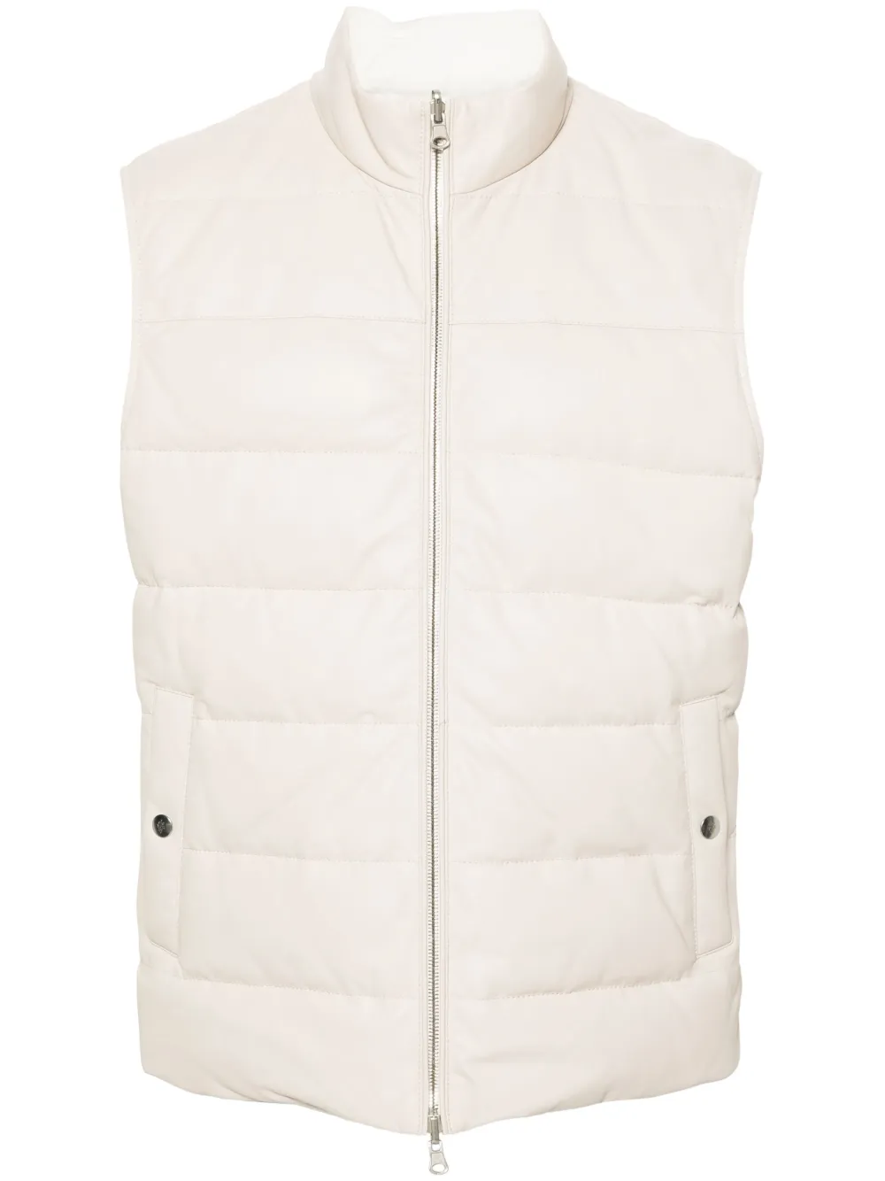 Двусторонний дутый жилет Eleventy, нейтральный 
Двусторонний дутый жилет Eleventy, нейтральный