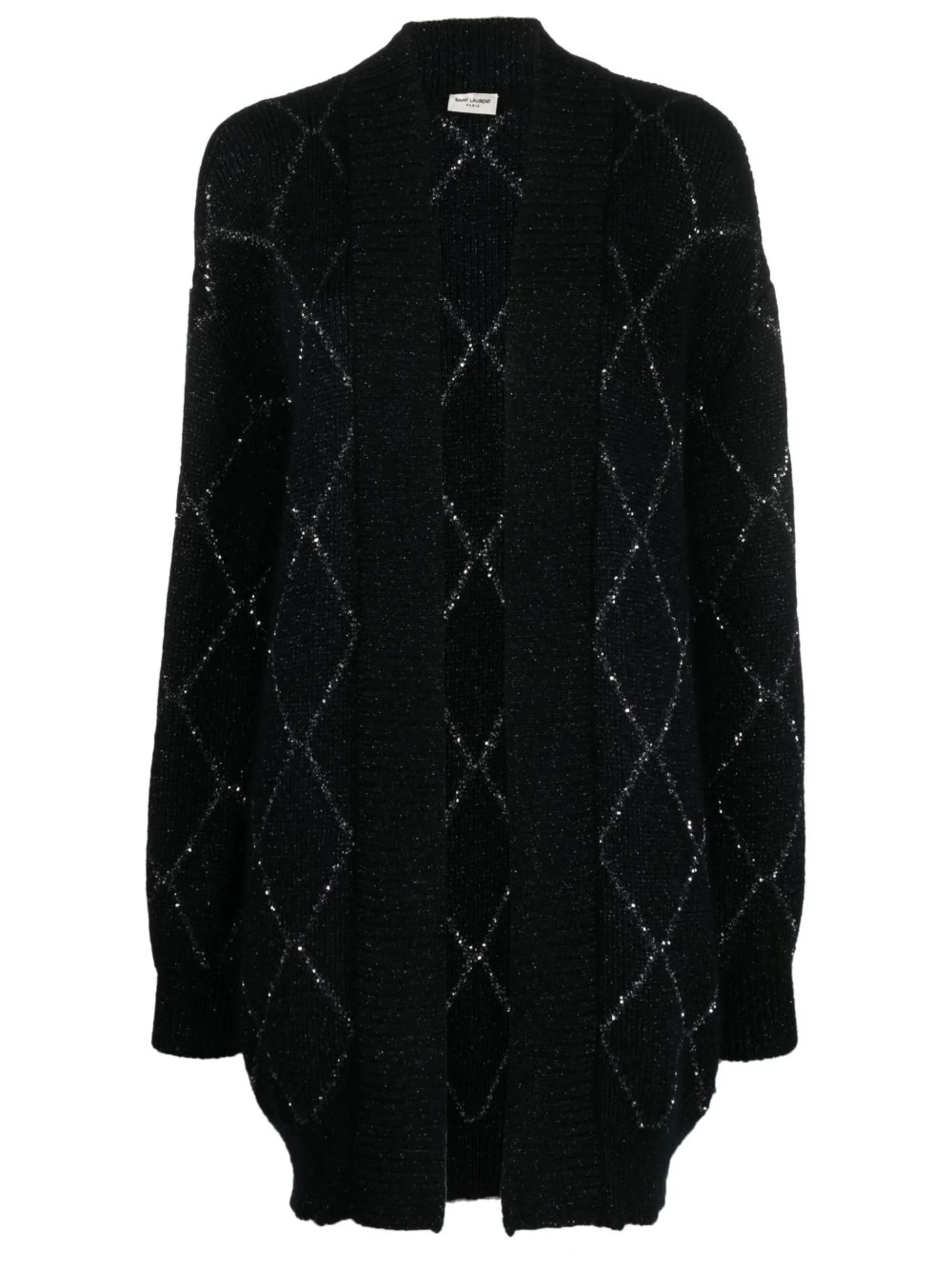 Кардиган-пальто с эффектом металлик Saint Laurent, черный
Кардиган-пальто с эффектом металлик Saint Laurent, черный