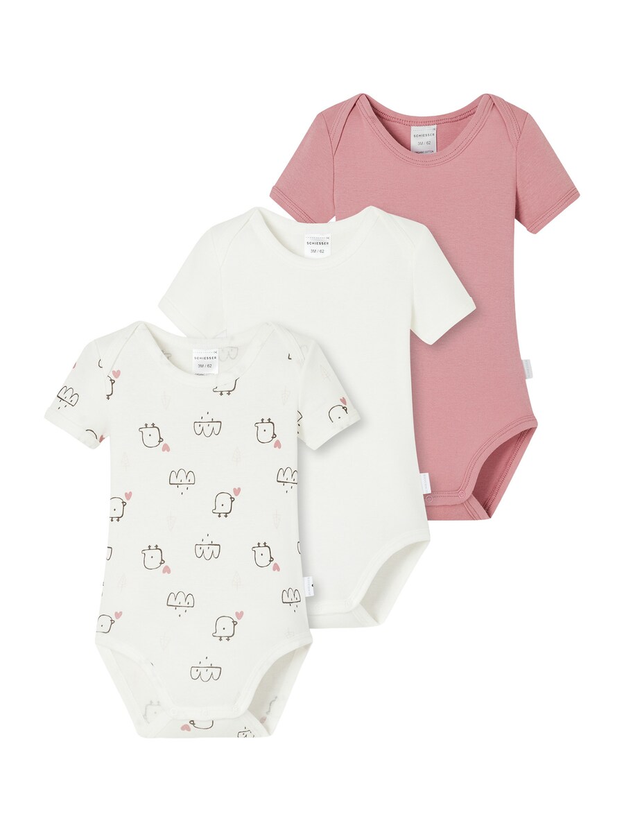 Комбинезон/боди SCHIESSER Natural Love, розовый/белый
Комбинезон/боди SCHIESSER Natural Love, розовый/белый