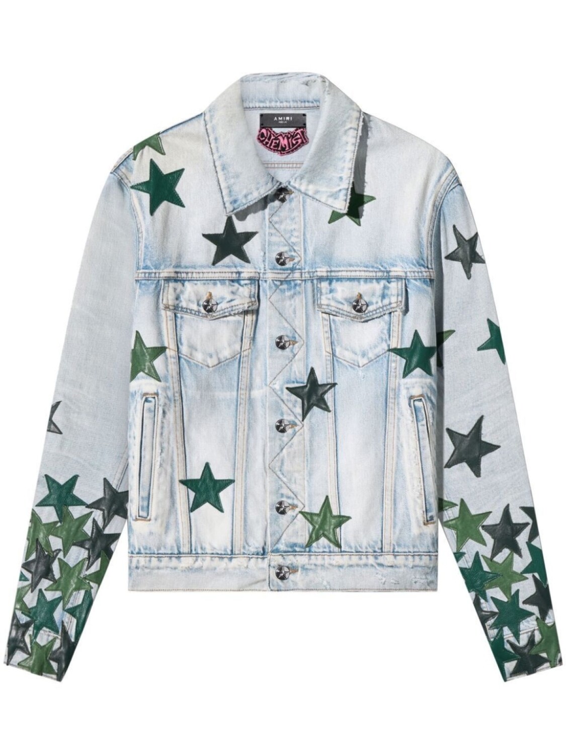 AMIRI джинсовая куртка Chemist Star, синий
AMIRI джинсовая куртка Chemist Star, синий