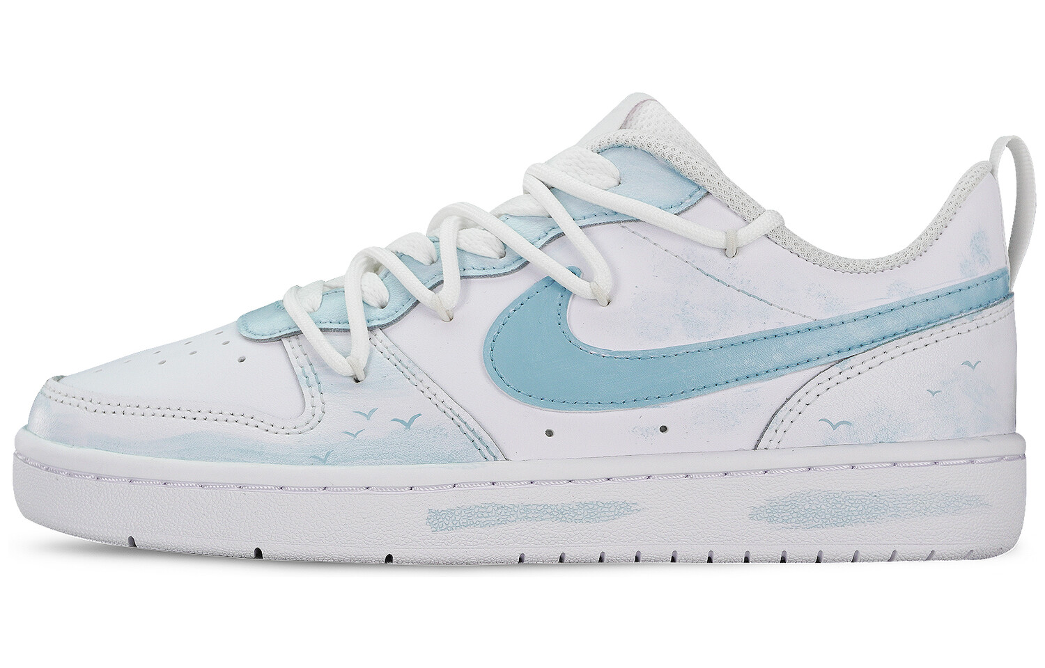Кроссовки Nike Court Borough Skateboarding Shoes Women's Low-top Blue, белый/синий
Кроссовки Nike Court Borough Skateboarding Shoes Women's Low-top Blue, белый/синий