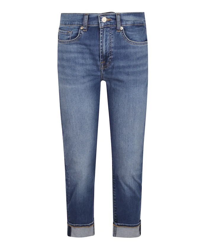 Синие узкие джинсы свободного кроя, осень-зима 2025 7 For All Mankind, синий
Синие узкие джинсы свободного кроя, осень-зима 2025 7 For All Mankind, синий