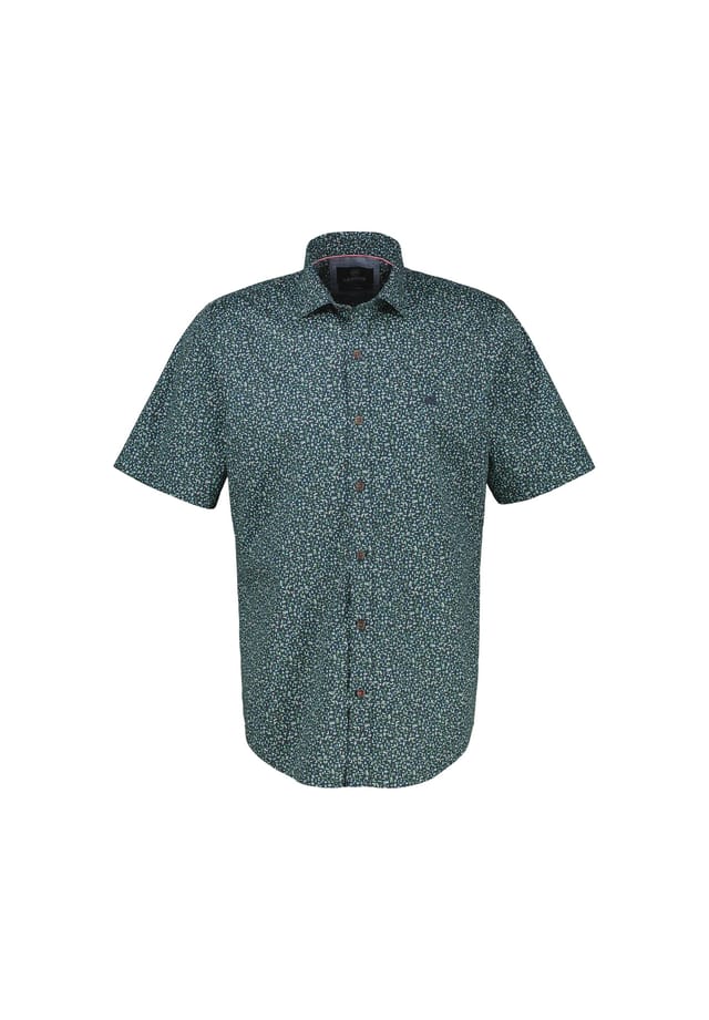 Рубашка с короткими рукавами и летним узором. Lerros, синий
Рубашка с короткими рукавами и летним узором. Lerros, синий