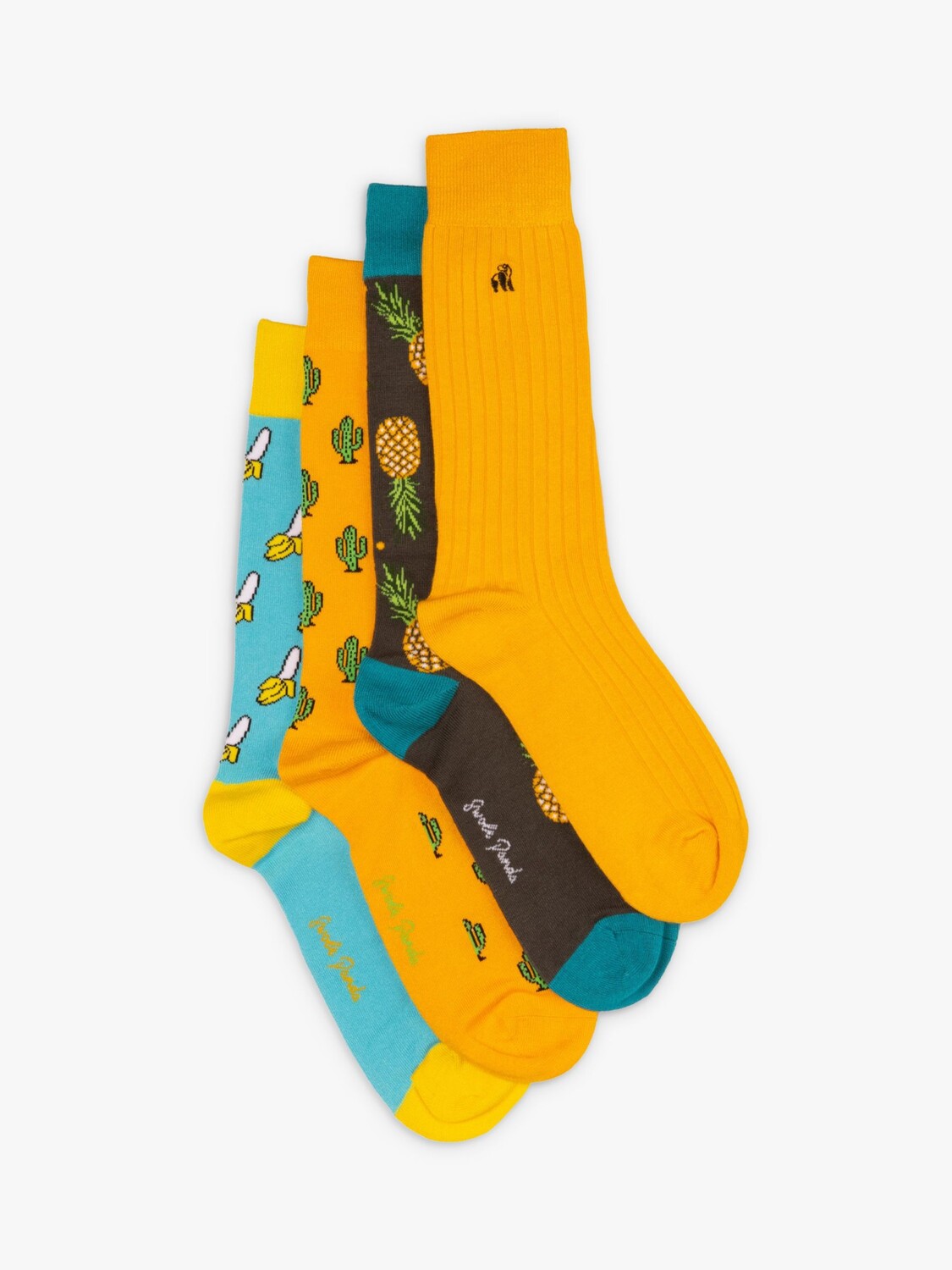 Носки из кактуса и банана из бамбука Swole Panda, мульти 
Носки из кактуса и банана из бамбука Swole Panda, мульти