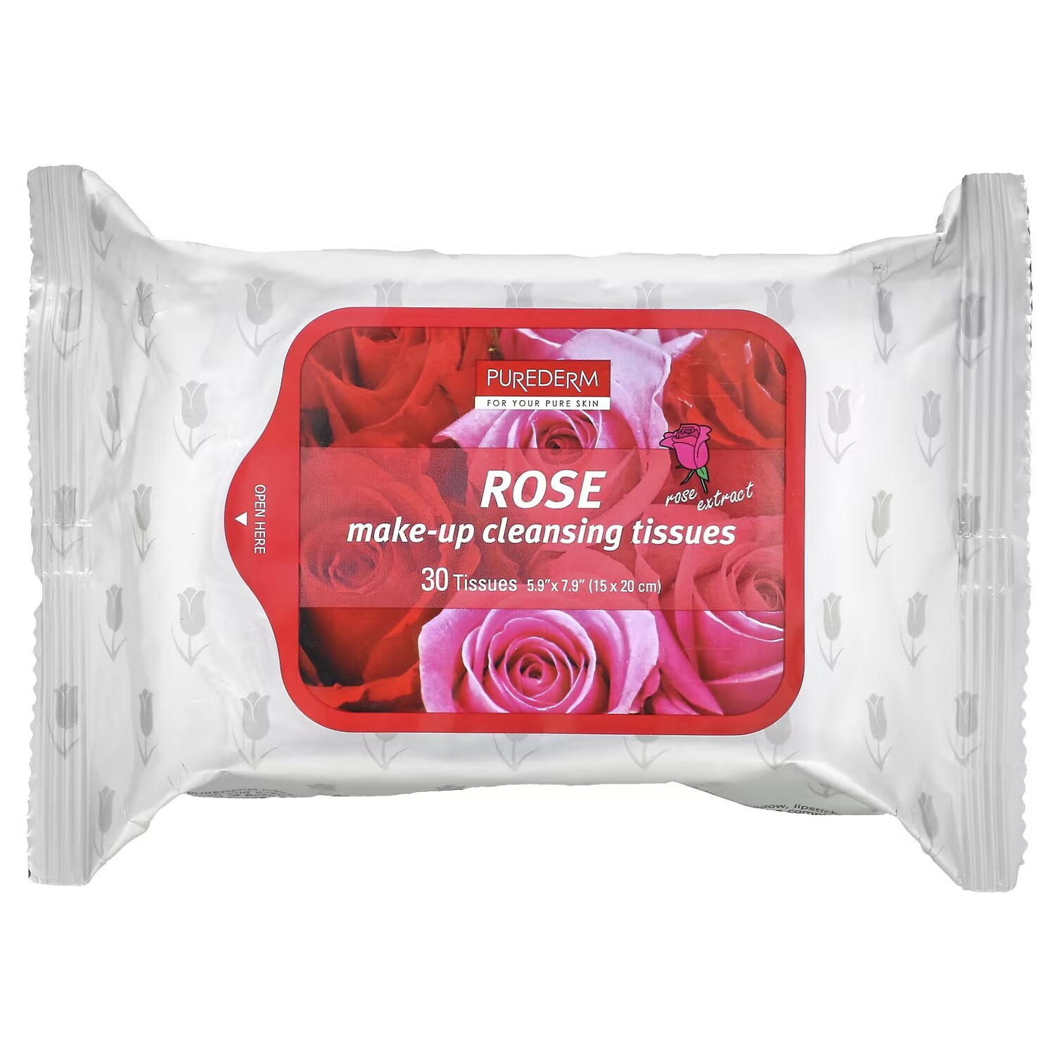 Салфетки для очищения макияжа Purederm роза, 30 штук
Салфетки для очищения макияжа Purederm роза, 30 штук