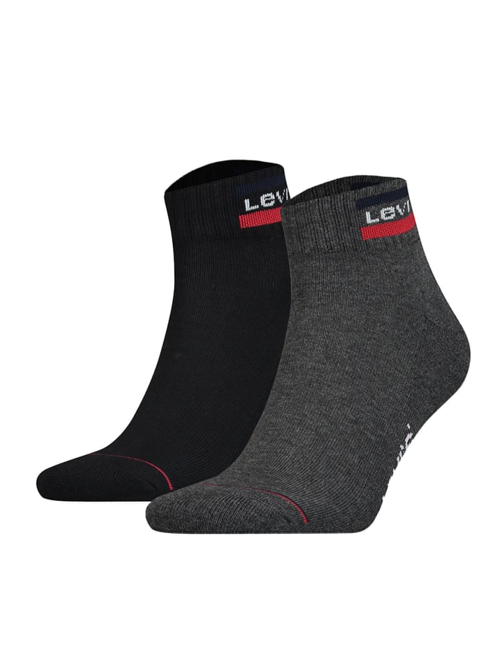 Levi´s Носки, комплект из 2 пар, черно-серые
Levi´s Носки, комплект из 2 пар, черно-серые