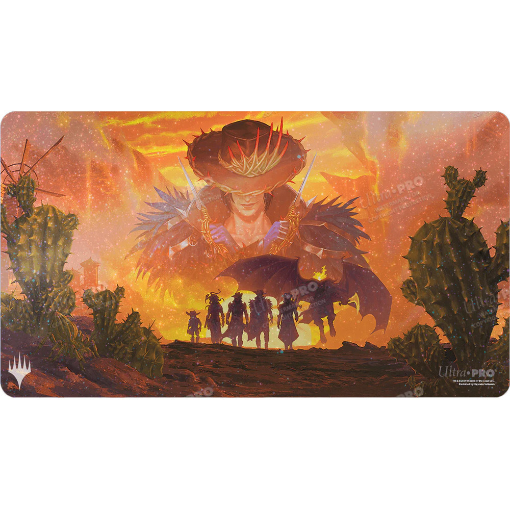 Карточная игра Ultra Pro MtG Holofoil Playmat: Outlaws of Thunder Junction - Gang Silhouette (Game On! Sale)
Карточная игра Ultra Pro MtG Holofoil Playmat: Outlaws of Thunder Junction - Gang Silhouette (Game On! Sale)