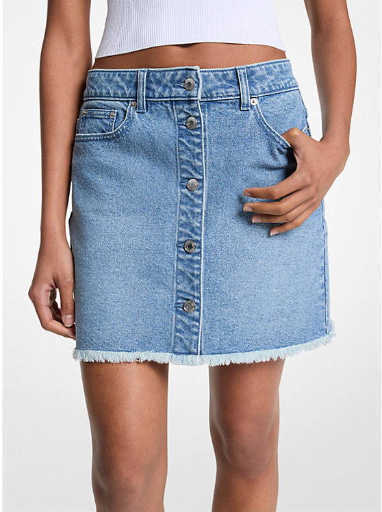 Мини-Юбка из денима с бахромой Michael Kors, синий
Мини-Юбка из денима с бахромой Michael Kors, синий