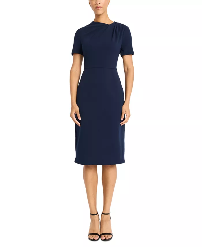 Женское платье-футляр с присборенными плечами Maggy London, синий
Женское платье-футляр с присборенными плечами Maggy London, синий