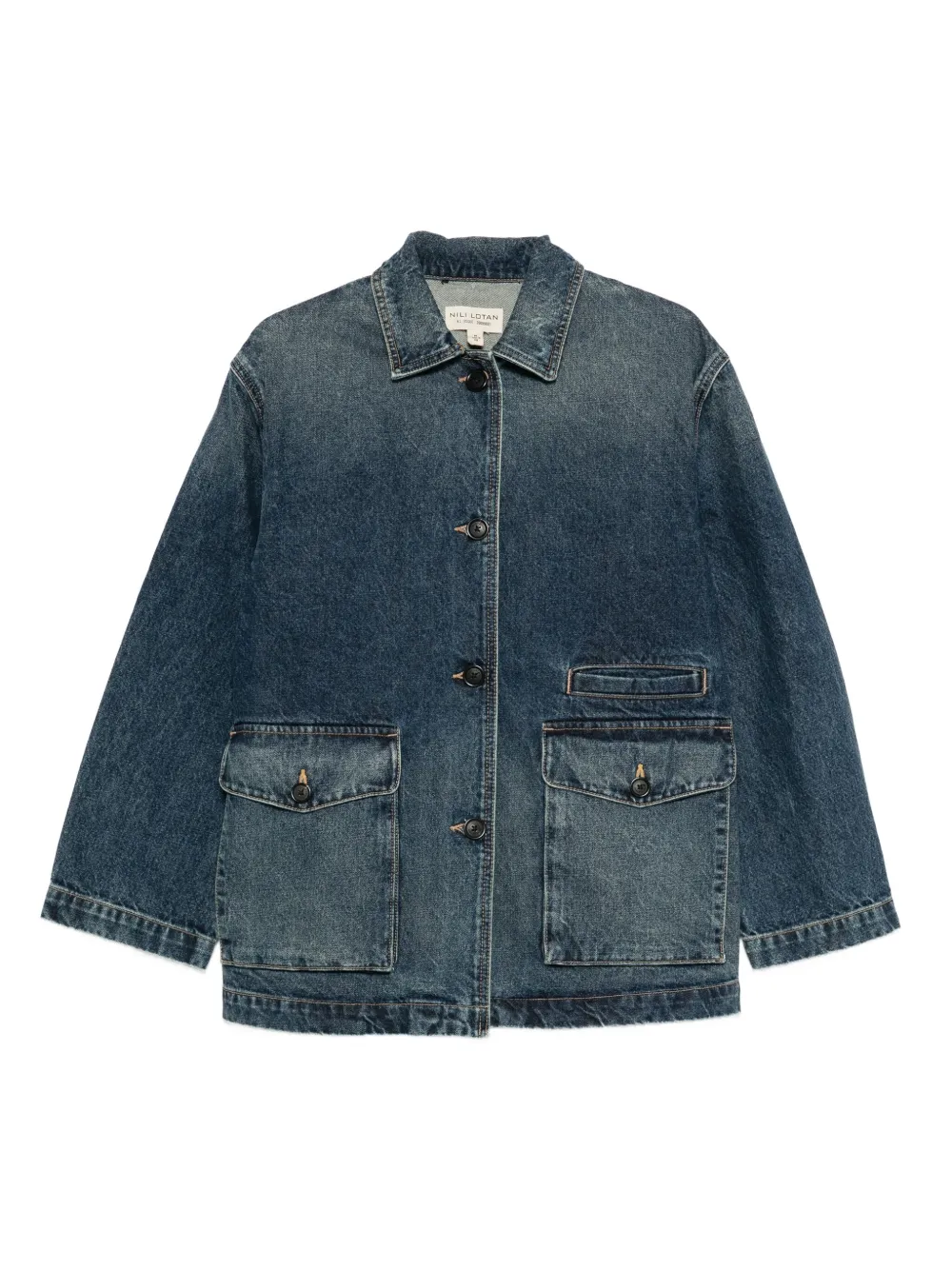 Куртка с карманами Nili Lotan, синий
Куртка с карманами Nili Lotan, синий