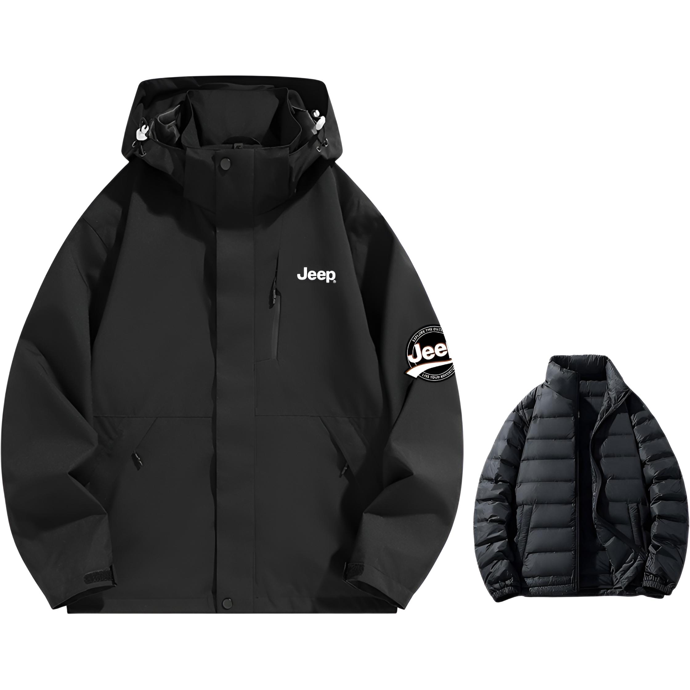 Jeep Куртка Unisex, Pure Black (Includes Down Liners)
Jeep Куртка Unisex, Pure Black (Includes Down Liners)