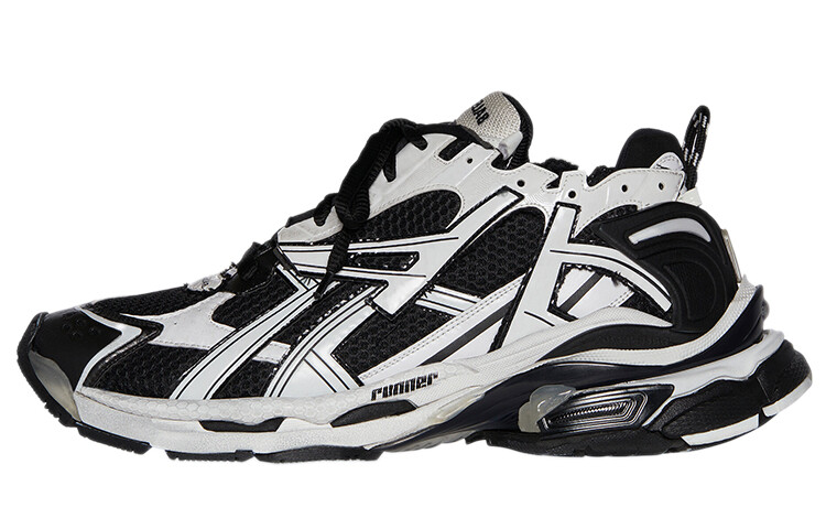 Мужские кроссовки Balenciaga Runner, черный/белый 
Мужские кроссовки Balenciaga Runner, черный/белый