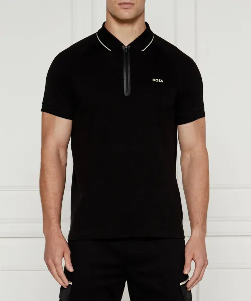 Футболка поло Regular fit Boss Green, черный 
Футболка поло Regular fit Boss Green, черный