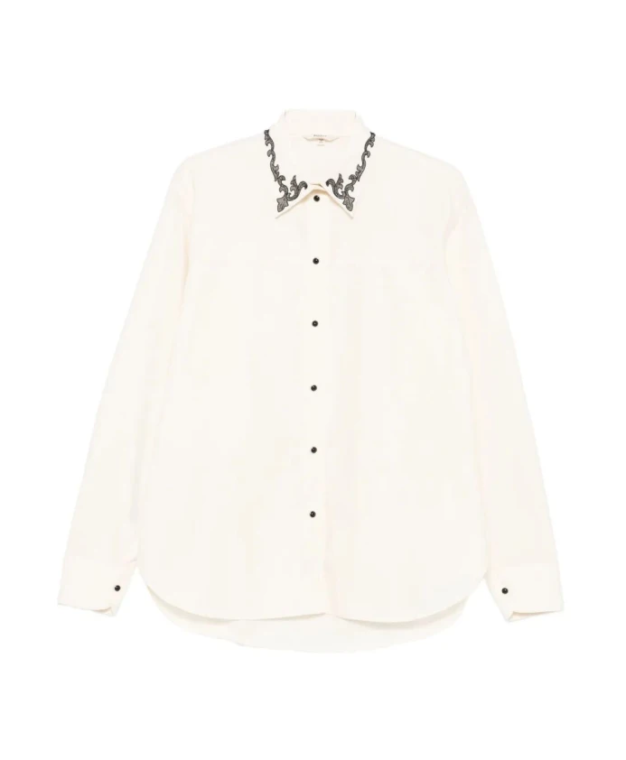 Рубашка классического кроя из шерстяной смеси цвета экрю. Barena Venezia, бежевый
Рубашка классического кроя из шерстяной смеси цвета экрю. Barena Venezia, бежевый