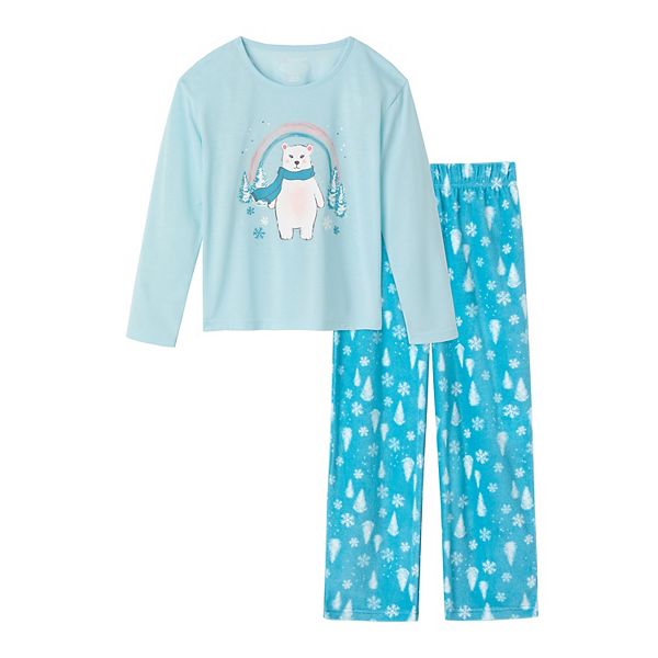 Детский комплект пижамы для девочек 4-18 лет, топ и брюки, regular & plus Cuddl Duds, Blue Bear
Детский комплект пижамы для девочек 4-18 лет, топ и брюки, regular & plus Cuddl Duds, Blue Bear