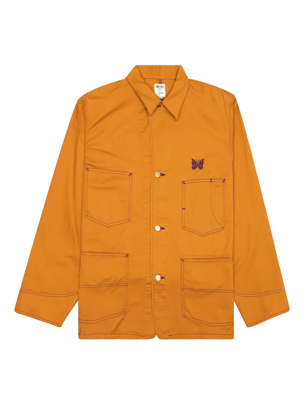 Куртка X Smith с вышитыми бабочками Needles, оранжевый
Куртка X Smith с вышитыми бабочками Needles, оранжевый