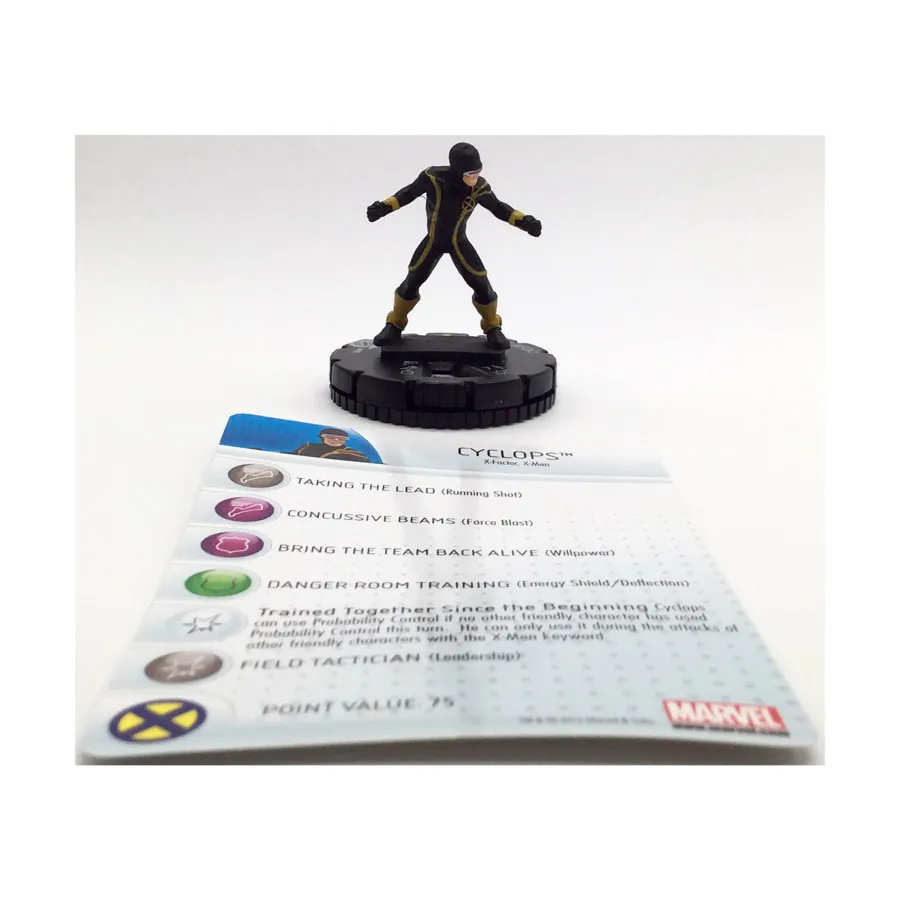 Циклоп № 002 — Люди Икс гигантского размера, Marvel HeroClix - Fast Forces - Singles 
Циклоп № 002 — Люди Икс гигантского размера, Marvel HeroClix - Fast Forces - Singles
