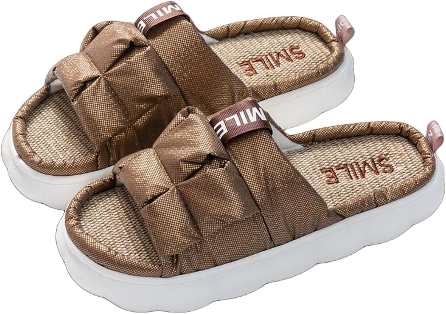 Льняные тапочки для женщин и мужчин с бесшумной и нескользящей подошвой, тапочки на все сезоны с утолщенной подошвой, домашняя обувь, летние шлепанцы, сандалии, домашние тапочки Iwhgrmp, Coffee
Льняные тапочки для женщин и мужчин с бесшумной и нескользящей подошвой, тапочки на все сезоны с утолщенной подошвой, домашняя обувь, летние шлепанцы, сандалии, домашние тапочки Iwhgrmp, Coffee