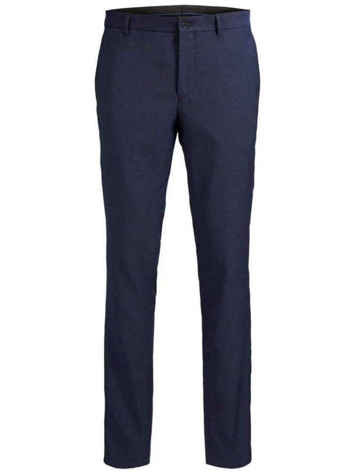 Jack & Jones Мужские темно-синие тканевые брюки
Jack & Jones Мужские темно-синие тканевые брюки