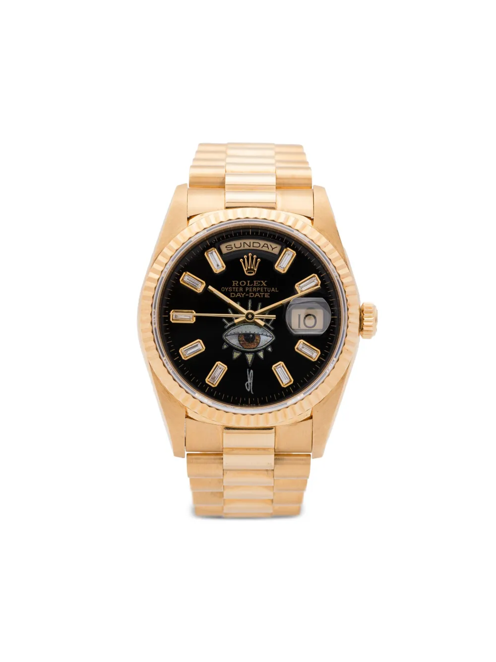 Кастомизированные наручные часы Day Date 34 мм Jacquie Aiche, черный
Кастомизированные наручные часы Day Date 34 мм Jacquie Aiche, черный