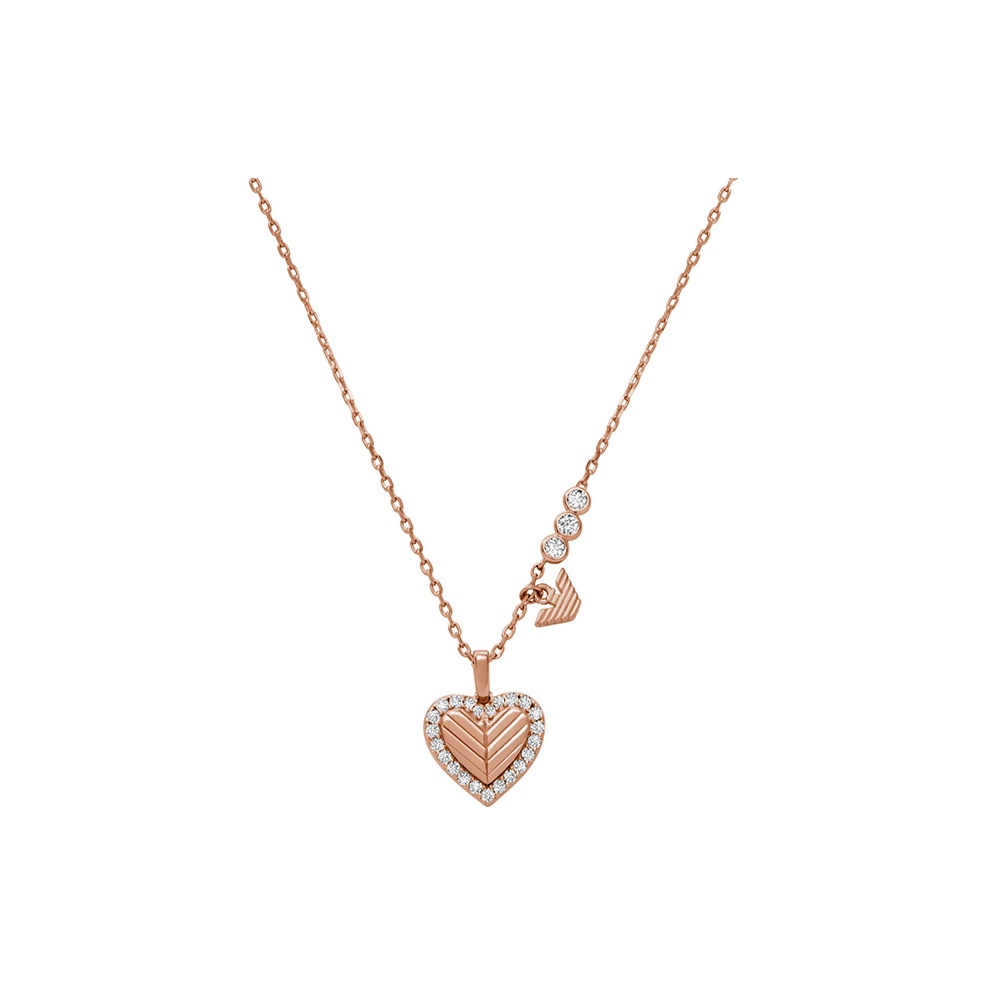 EMPORIO ARMANI Ожерелье из стерлингового серебра 925 пробы с розовым золотом
EMPORIO ARMANI Ожерелье из стерлингового серебра 925 пробы с розовым золотом