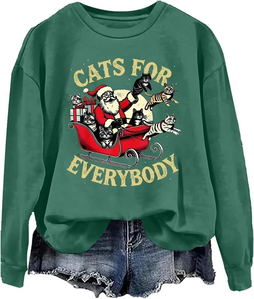 Свитшут с котами на Рождество NACJOM
Свитшут с котами на Рождество NACJOM