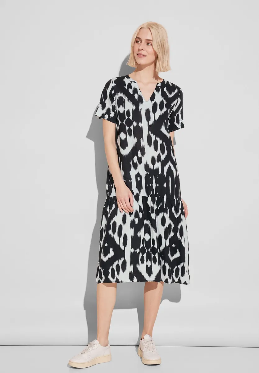 Платье миди STREET ONE с воланами, черный
Платье миди STREET ONE с воланами, черный