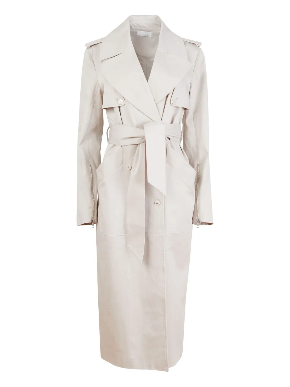 Хлопковый тренч Fleur Du Mal, нейтральный
Хлопковый тренч Fleur Du Mal, нейтральный