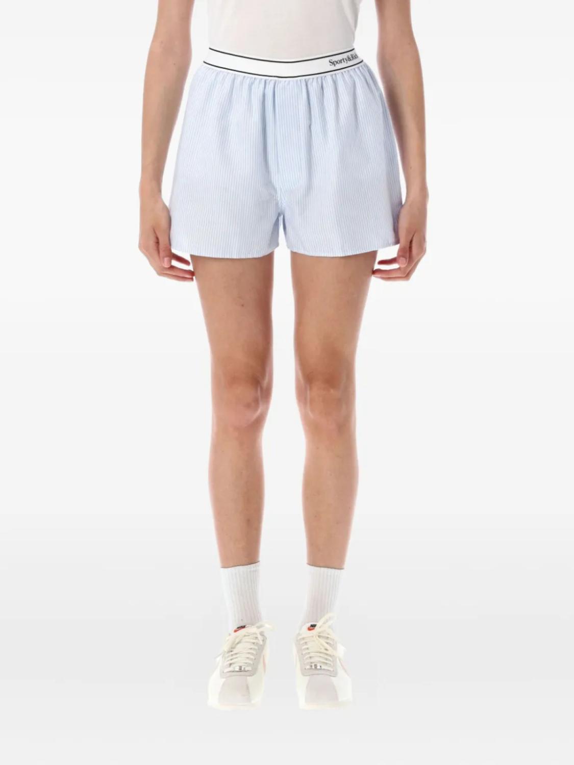 Шорты-боксеры с полосатым узором Serif Logo Sporty & Rich, синий
Шорты-боксеры с полосатым узором Serif Logo Sporty & Rich, синий