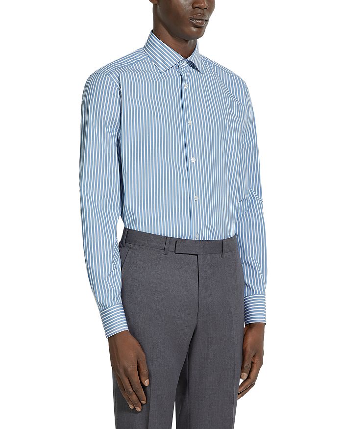 Сорочка Centoventimila на пуговицах ZEGNA, синий
Сорочка Centoventimila на пуговицах ZEGNA, синий