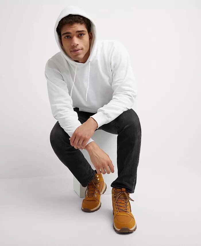 Мужская худи из тяжелого флиса Ultimate Hanes, белый
Мужская худи из тяжелого флиса Ultimate Hanes, белый