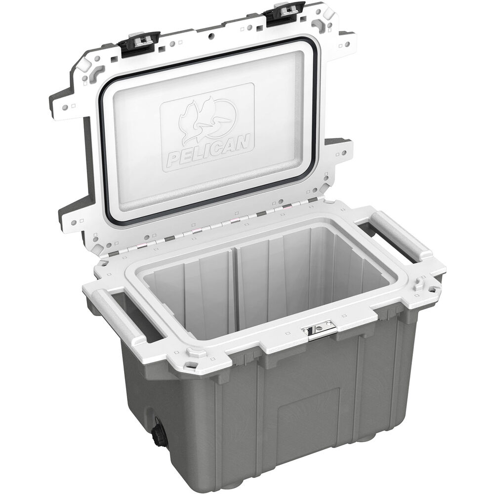 Pelican 50QT Elite Cooler (цементно-белый)
Pelican 50QT Elite Cooler (цементно-белый)