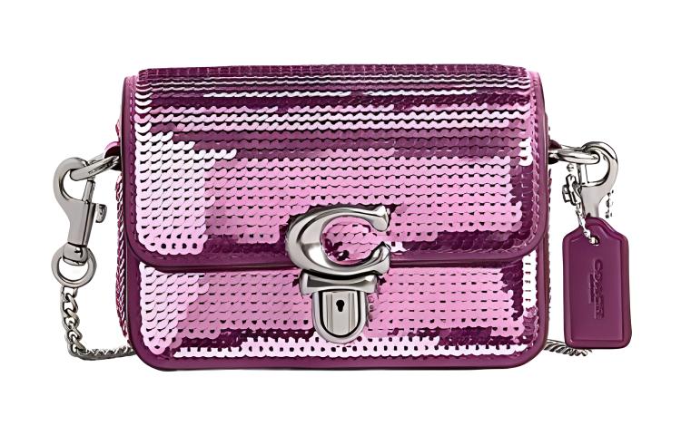 COACH Студийная кожаная наплечная сумка кроссбоди мини женская тёмно-пурпурная
COACH Студийная кожаная наплечная сумка кроссбоди мини женская тёмно-пурпурная