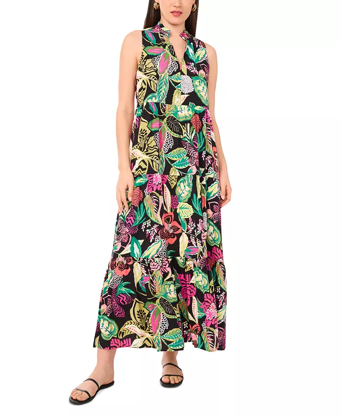 Женское платье с принтом, разрезом на горловине и ярусами Vince Camuto, мультиколор
Женское платье с принтом, разрезом на горловине и ярусами Vince Camuto, мультиколор