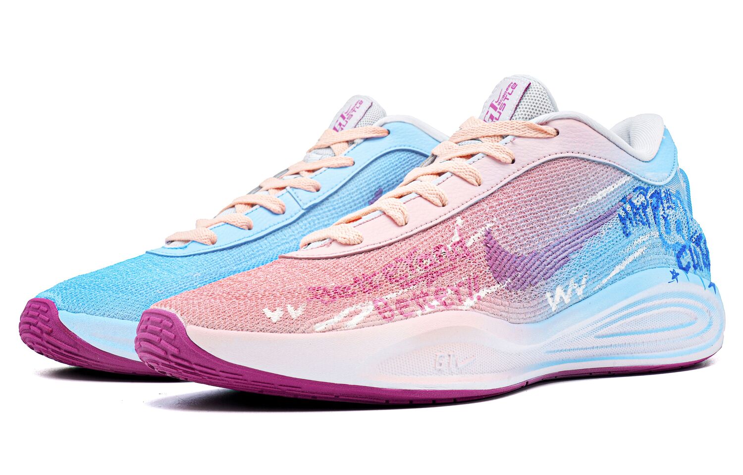 Nike Баскетбольные кроссовки GT Hustle Academy North Island Journal с низким верхом, износостойкие, мужские, сине-розовые
Nike Баскетбольные кроссовки GT Hustle Academy North Island Journal с низким верхом, износостойкие, мужские, сине-розовые