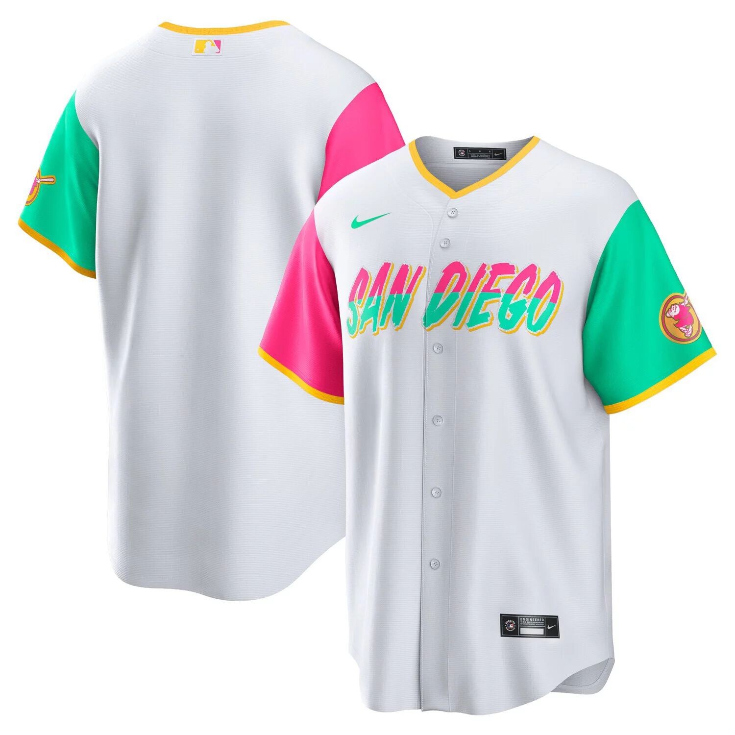Мужская белая майка San Diego Padres 2022 City Connect Replica Team Nike, Белый, Мужская белая майка San Diego Padres 2022 City Connect Replica Team Nike
Мужская белая майка San Diego Padres 2022 City Connect Replica Team Nike, Белый, Мужская белая майка San Diego Padres 2022 City Connect Replica Team Nike