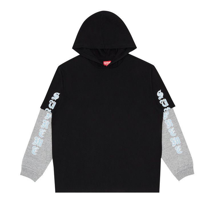 Худи Supreme Layered Hooded Long-Sleeve Top 'Black'
Худи Supreme Layered Hooded Long-Sleeve Top 'Black'