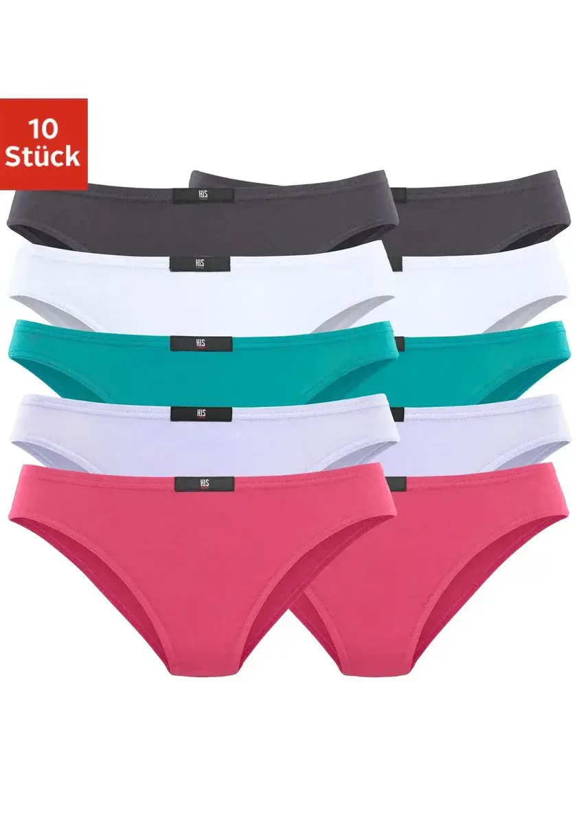 Трусики H.I.S (10 шт.), изготовлены из качественного эластичного хлопка, белый
Трусики H.I.S (10 шт.), изготовлены из качественного эластичного хлопка, белый