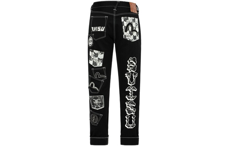 Джинсы мужские черные Evisu, черный
Джинсы мужские черные Evisu, черный