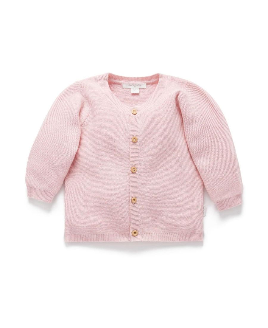 Кардиган с текстурной текстурой для девочек Purebaby, Pink melange
Кардиган с текстурной текстурой для девочек Purebaby, Pink melange