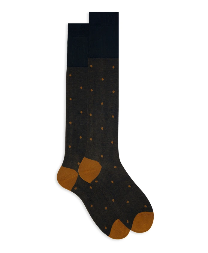 Длинные хлопковые носки в горошек Gallo, мультиколор
Длинные хлопковые носки в горошек Gallo, мультиколор