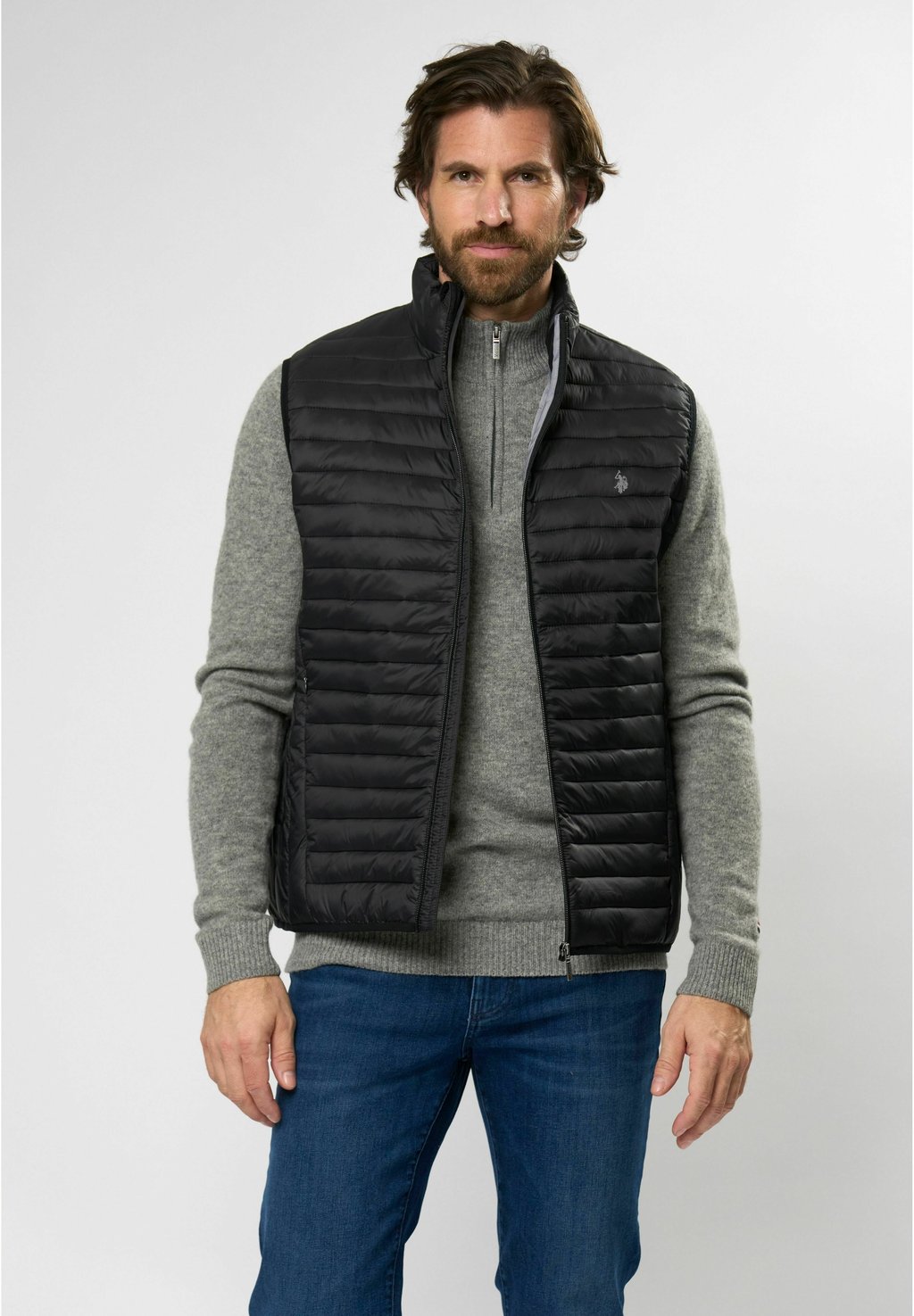 Жилет U.S. Polo Assn., черный 
Жилет U.S. Polo Assn., черный