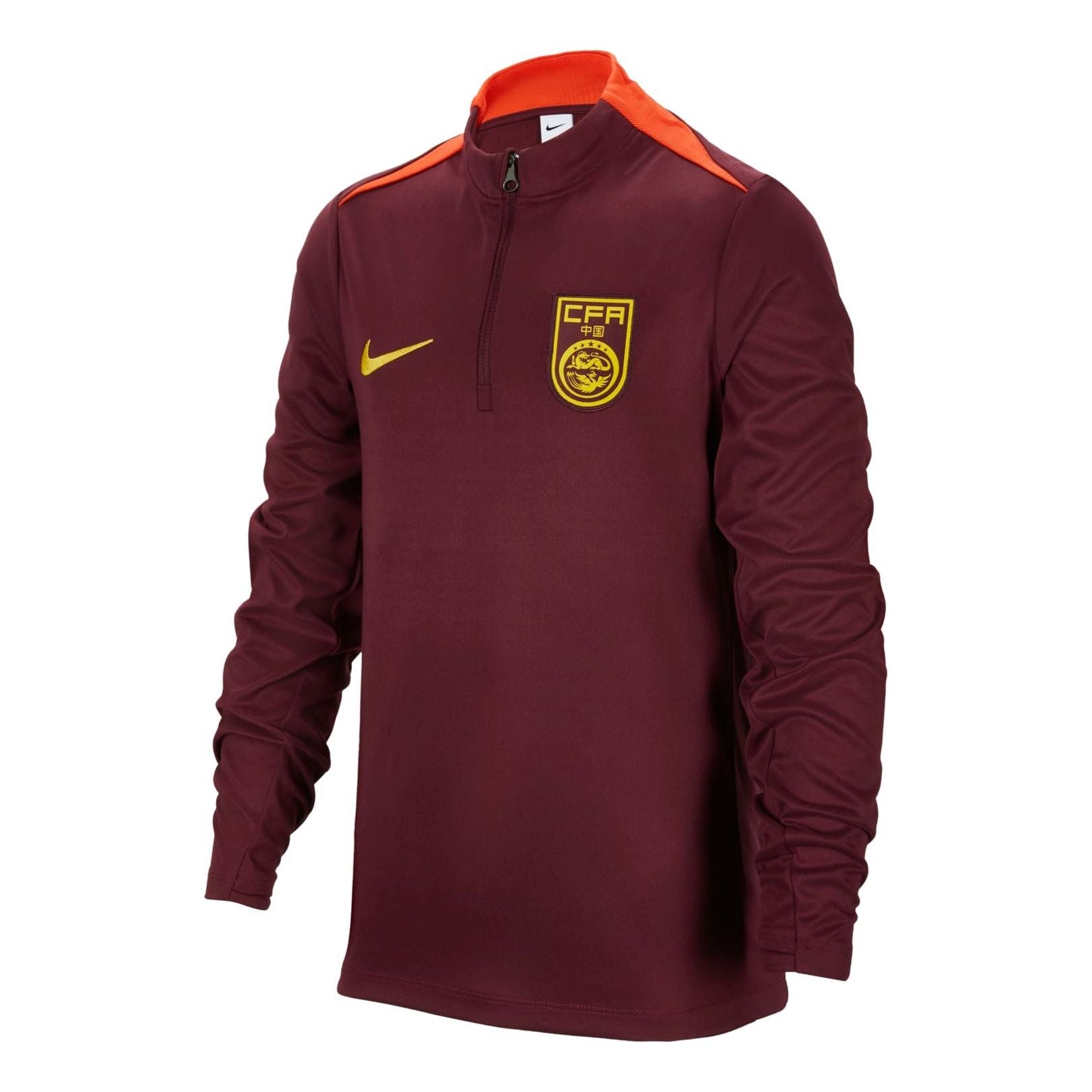(GS) Футболка для тренировок по американскому футболу Nike Dri-FIT China Team Academy Pro, цвет бордовый, модель
(GS) Футболка для тренировок по американскому футболу Nike Dri-FIT China Team Academy Pro, цвет бордовый, модель
