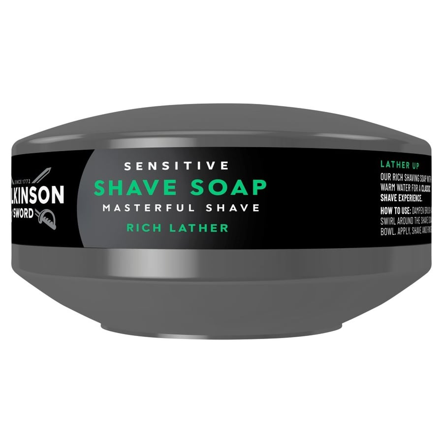 Wilkinson Sensitive, мыло для бритья, 125 г
Wilkinson Sensitive, мыло для бритья, 125 г