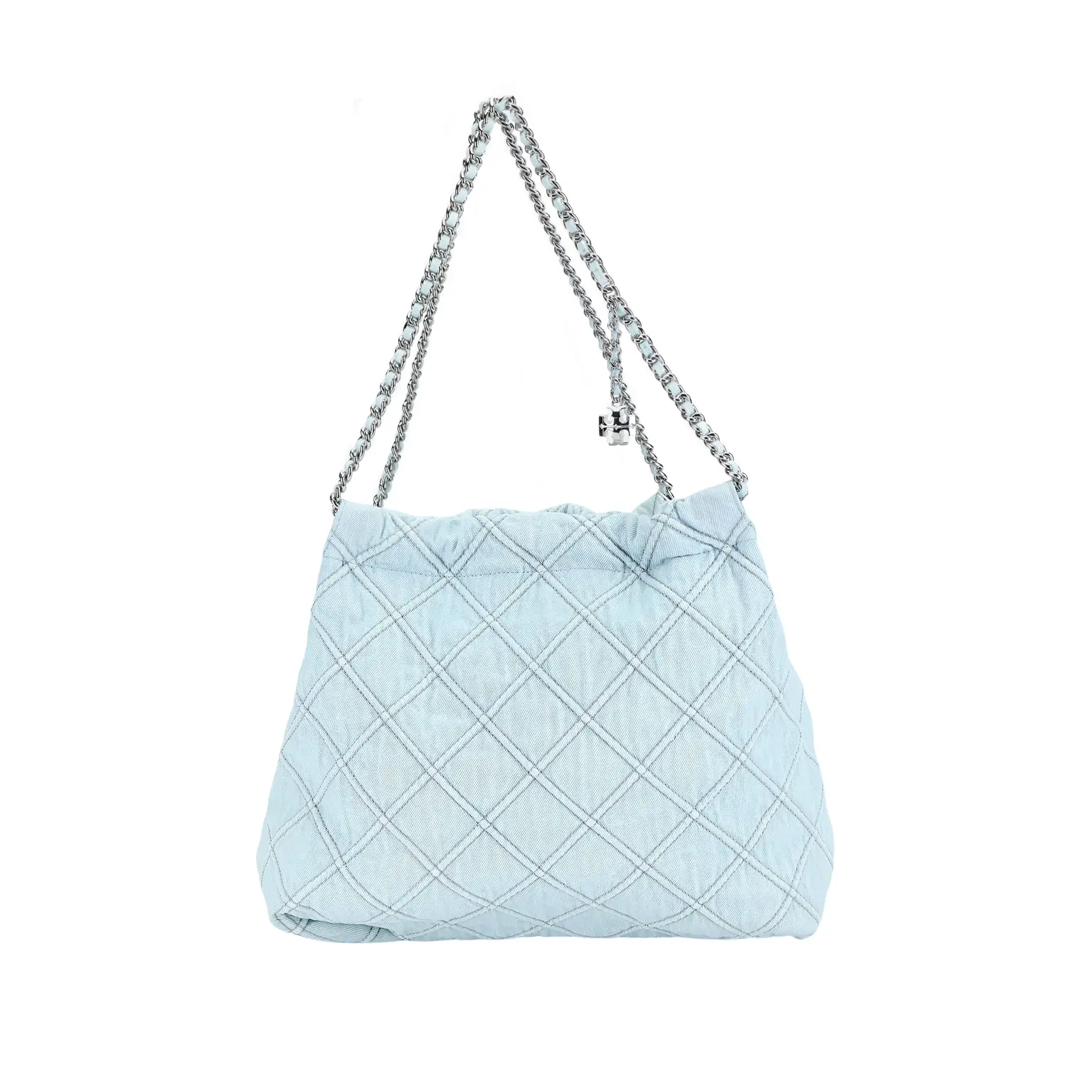 TORY BURCH Хлопковая сумка через плечо Хобо большая женская светло-голубая
TORY BURCH Хлопковая сумка через плечо Хобо большая женская светло-голубая