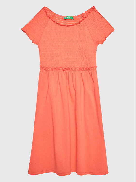 Летнее платье стандартного кроя United Colors Of Benetton, розовый
Летнее платье стандартного кроя United Colors Of Benetton, розовый