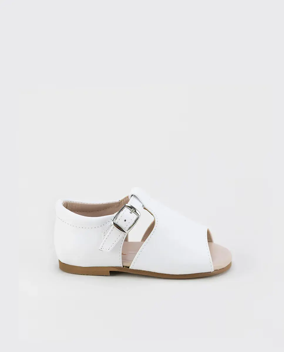 Детские кожаные сандалии с пряжкой Eli 1957, белый
Детские кожаные сандалии с пряжкой Eli 1957, белый