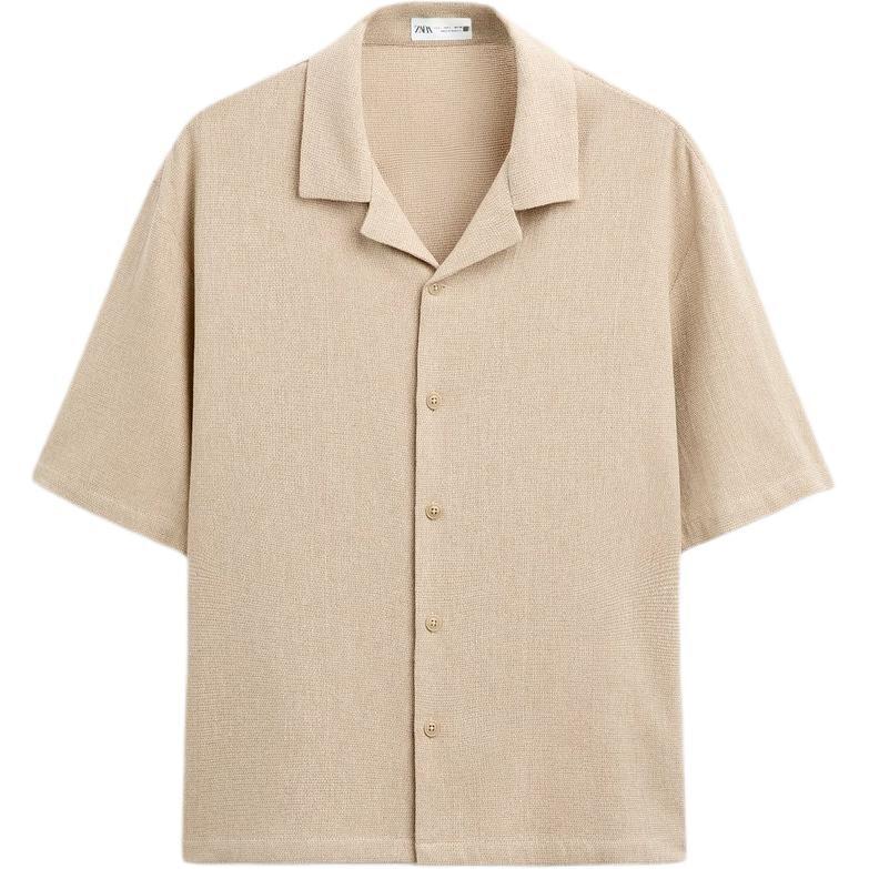 Рубашка мужская бежевая Zara, бежевый
Рубашка мужская бежевая Zara, бежевый