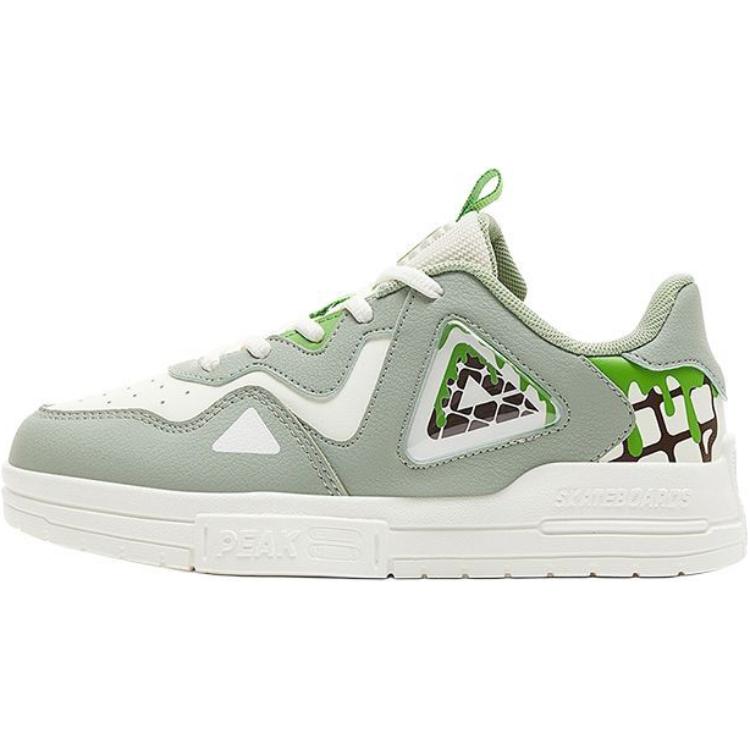 Детские противоскользящие износостойкие низкие кроссовки для скейтбординга PEAK, экрю/зеленый
Детские противоскользящие износостойкие низкие кроссовки для скейтбординга PEAK, экрю/зеленый
