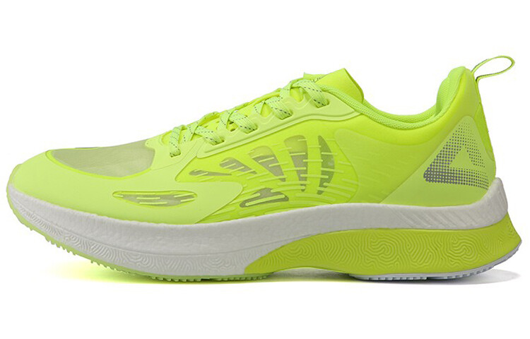 Кроссовки мужские с низким верхом флуоресцентные зеленые/белые Peak 
Кроссовки мужские с низким верхом флуоресцентные зеленые/белые Peak